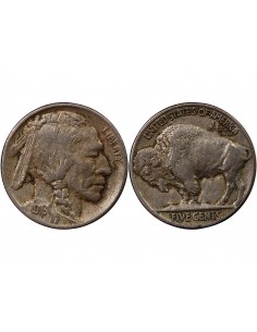 USA - 5 CENTS "Buffalo Nickel" 1917 PHILADELPHIE 2