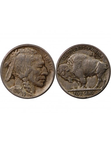 USA - 5 CENTS "Buffalo Nickel" 1917 PHILADELPHIE
