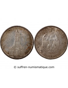 ALLEMAGNE, IIIe REICH - 5 MARK ARGENT 1934 A BERLIN