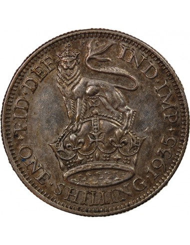 GRANDE-BRETAGNE, GEORGES V - SHILLING ARGENT 1935