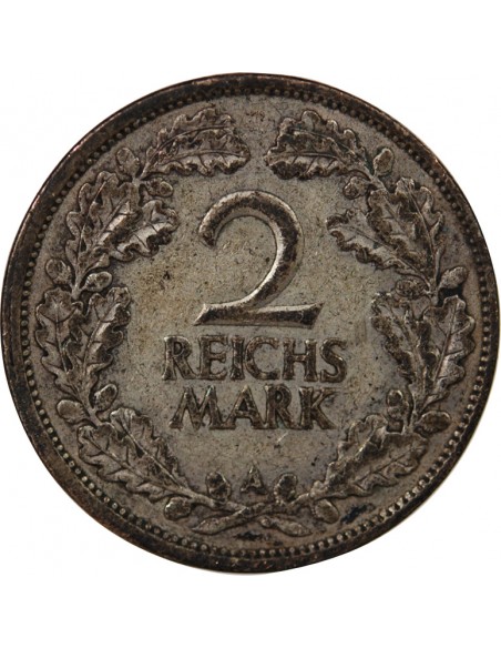 ALLEMAGNE, REPUBLIQUE DE WEIMAR - 2 MARK ARGENT 1926 A BERLIN