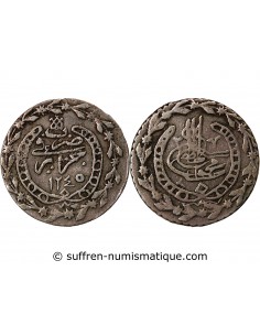 ALGERIE, MAHMUD II - 1/6 BUDJU ARGENT 1245 (1830)