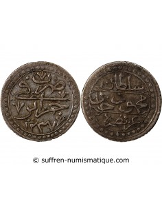 ALGERIE, MAHMUD II - 1/8 BUDJU ARGENT 1237 (1822)