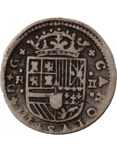 PRINCIPAUTE DE CATALOGNE, CHARLES III - 2 REALES ARGENT 1711 BARCELONE
