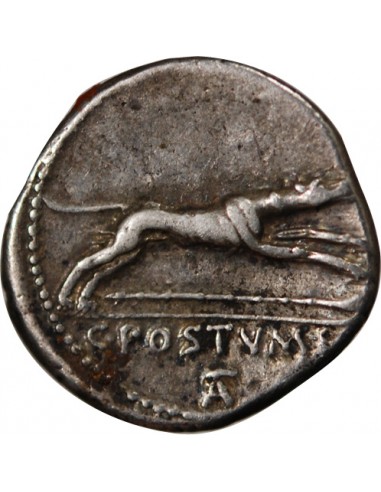 POSTUMIA - DENIER ARGENT 74 AV JC ROME