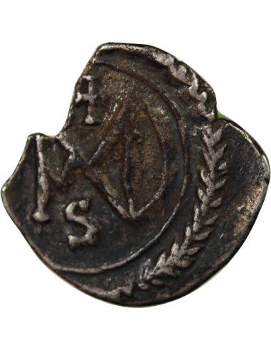 JUSTINIEN Ier﻿﻿ - 1/2 SILIQUE ARGENT 537 / 552 CARTHAGE