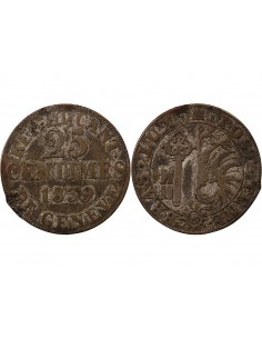 SUISSE, GENÈVE - 25 CENTIMES 1839 2
