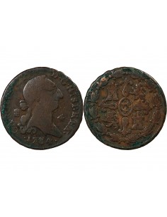 ESPAGNE, CHARLES III - 4 MARAVEDIS 1784 2