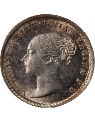 GRANDE-BRETAGNE, VICTORIA - MAUNDY PENNY ARGENT 1872