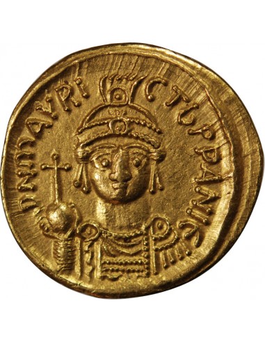MAURICE TIBERE - SOLIDUS OR 583 / 601 CONSTANTINOPLE﻿