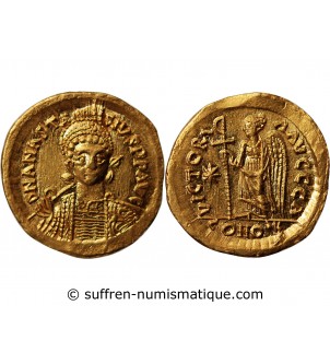 ANASTASE - SOLIDUS OR CONSTANTINOPLE