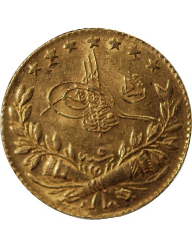 EMPIRE OTTOMAN, MEHMET V - 25 KURUS OR 1913