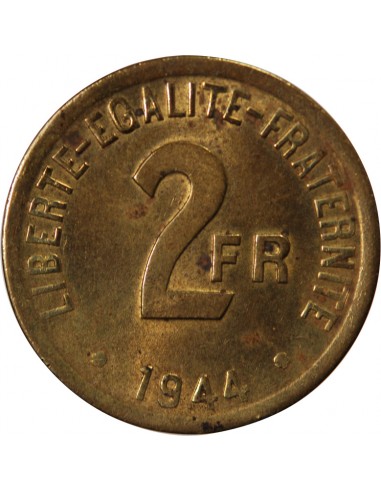 FRANCE LIBRE - 2 FRANCS 1944