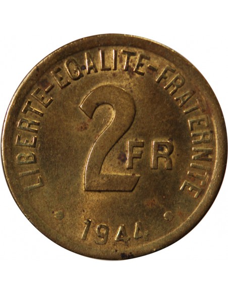 FRANCE LIBRE - 2 FRANCS 1944