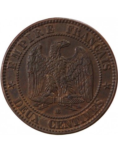 NAPOLEON III - 2 CENTIMES 1862 BB STRASBOURG