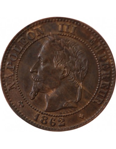 NAPOLEON III - 2 CENTIMES 1862 BB STRASBOURG