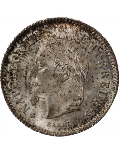 NAPOLEON III - 20 CENTIMES ARGENT 1867 BB STRASBOURG