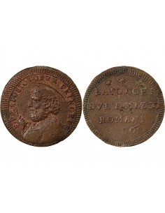 VATICAN, PIE VI - 2 1/2 BAIOCCHI 1796 ROME 2