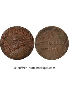 VATICAN, PIE VI - 2 1/2 BAIOCCHI 1796 ROME