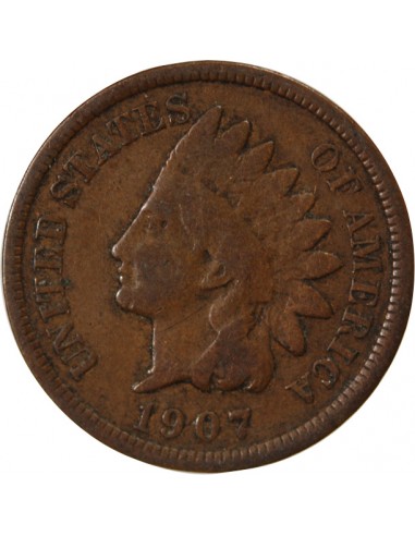 USA - 1 CENT "Indian Head" 1907 PHILADELPHIE