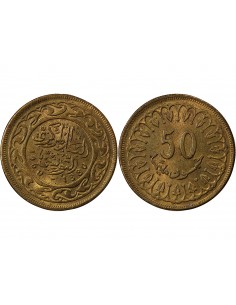 TUNISIE - 50 MILLIMES 1960 2
