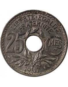 LINDAUER - 25 CENTIMES 1917 SOULIGNE 2
