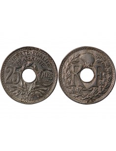 LINDAUER - 25 CENTIMES 1917 SOULIGNE