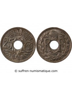 LINDAUER - 25 CENTIMES 1914 SOULIGNE
