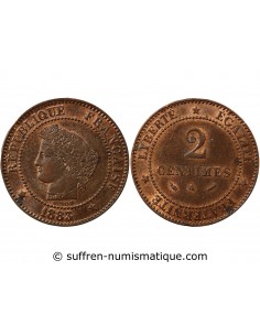 CERES - 2 CENTIMES 1883 A PARIS