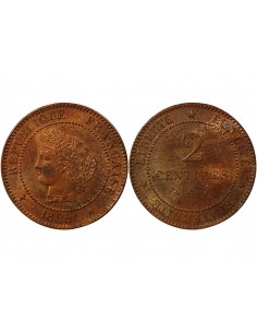 CERES - 2 CENTIMES 1889 A PARIS 2