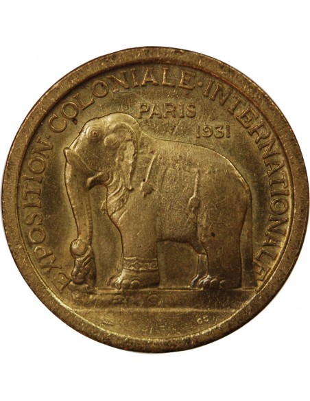 EXPOSITION COLONIALE, ASIE - MEDAILLE 1931