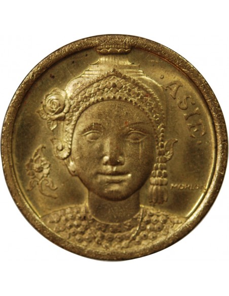 EXPOSITION COLONIALE, ASIE - MEDAILLE 1931