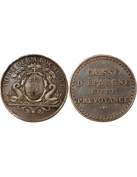 CAISSE D'EPARGNE DE LA ROCHELLE - JETON ARGENT