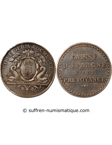 CAISSE D'EPARGNE DE LA ROCHELLE - JETON ARGENT