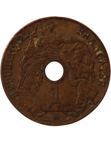 INDOCHINE FRANCAISE - 1 CENTIME 1920 A PARIS
