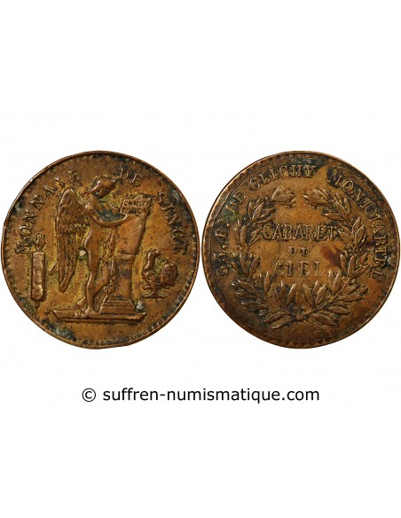 CABARET DU CIEL - JETON DE MAISON CLOSE