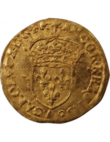 CHARLES X, CARDINAL DE BOURBON - ECU D'OR AU SOLEIL 1593 A PARIS