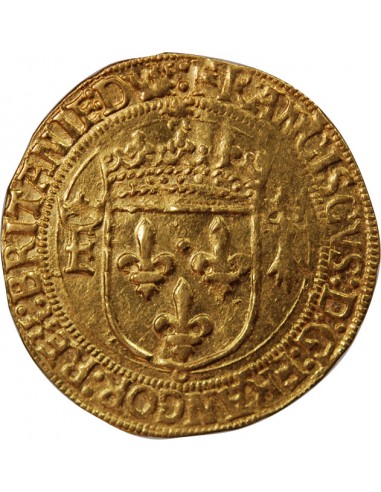 FRANCOIS Ier ﻿﻿- ECU D'OR AU SOLEIL DE BRETAGNE 1515 / 1547 NANTES