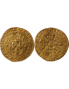 FRANCOIS Ier ﻿﻿- ECU D'OR AU SOLEIL DE BRETAGNE 1515 / 1547 NANTES 2