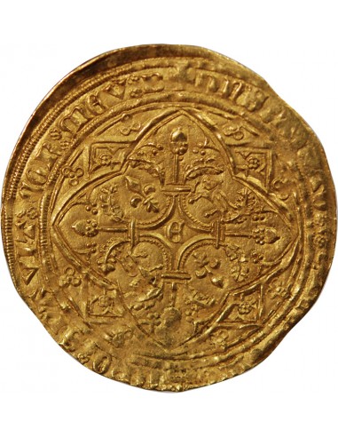 DUCHÉ D'AQUITAINE, EDOUARD LE PRINCE NOIR - PAVILLON D'OR 1362 / 1372 BORDEAUX