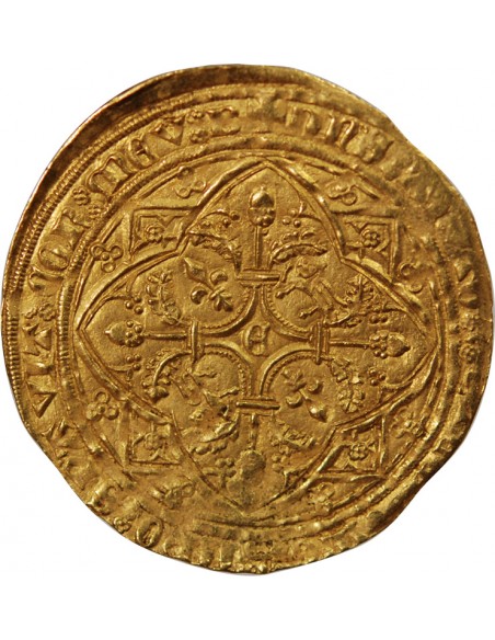 DUCHÉ D'AQUITAINE, EDOUARD LE PRINCE NOIR - PAVILLON D'OR 1362 / 1372 BORDEAUX