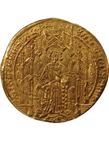 DUCHÉ D'AQUITAINE, EDOUARD LE PRINCE NOIR - PAVILLON D'OR 1362 / 1372 BORDEAUX