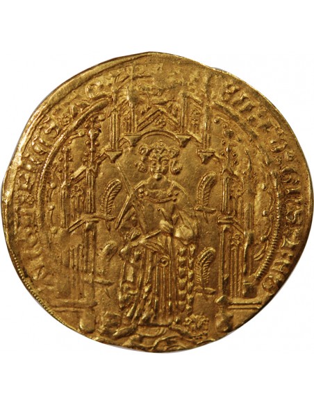 DUCHÉ D'AQUITAINE, EDOUARD LE PRINCE NOIR - PAVILLON D'OR 1362 / 1372 BORDEAUX