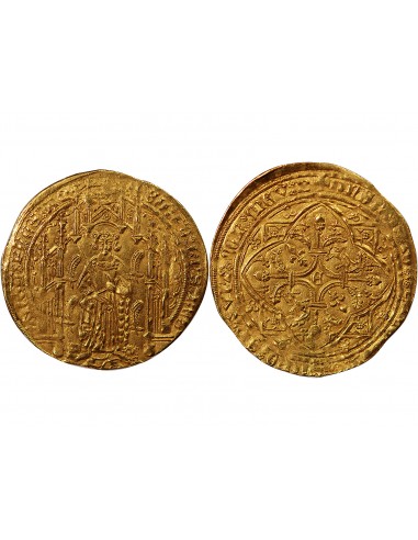 DUCHÉ D'AQUITAINE, EDOUARD LE PRINCE NOIR - PAVILLON D'OR 1362 / 1372 BORDEAUX