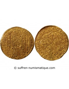 DUCHÉ D'AQUITAINE, EDOUARD LE PRINCE NOIR - PAVILLON D'OR 1362 / 1372 BORDEAUX