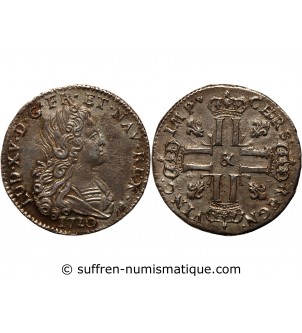 LOUIS XV - PETIT LOUIS D'ARGENT 1720 & AIX