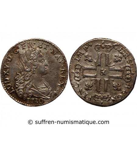 LOUIS XV - PETIT LOUIS D'ARGENT 1720 & AIX