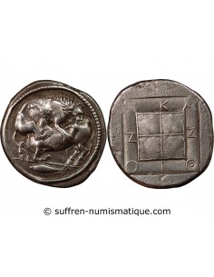 MACEDOINE, ACANTHE - TETRADRACHME ARGENT 470 / 430 AV JC