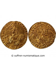 ITALIE, DUCHE DE MILAN, PHILIPPE MARIA VISCONTI - DUCAT D'OR 1412 / 1447