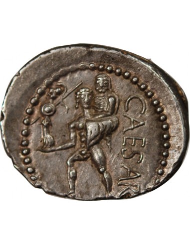 CESAR - DENIER ARGENT 47 / 46 AV JC ROME